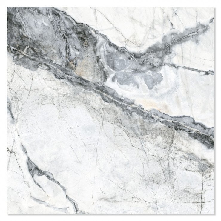 Marmor Klinker Bianco Lasa Vit Blank 60x60 cm-1